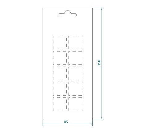 normOTO blister B1-F1000 Product Drawing