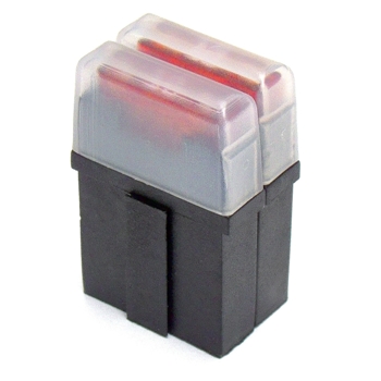 normOTO holder H1100 2 holders with clear cover and fuses