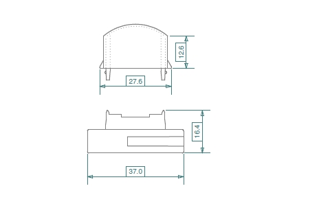 normOTO holder H1130 Product Drawing