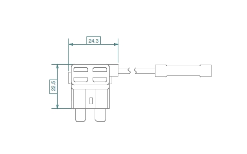 normOTO holder H1400 Product Drawing