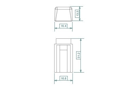 miniOTO holder H7100 Product Drawing