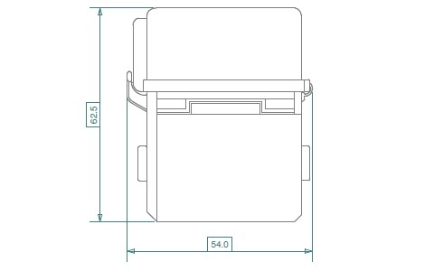 japOTO L-B holder HLB2 Product Drawing