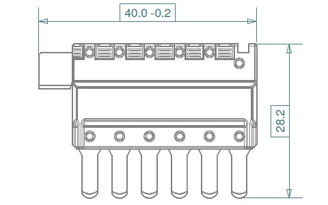 multiOTO Fuse F7600 Product Drawing