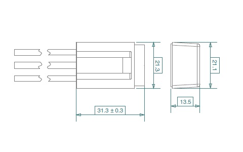 mikrOTO III holder HM3120 Product Drawing