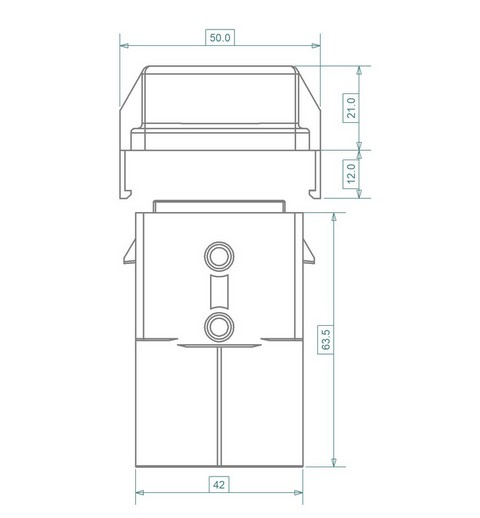 maxiOTO holder H9300 series Product Drawing