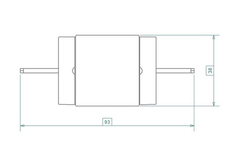 evOTO Fuse EV29-M8HR Product Drawing