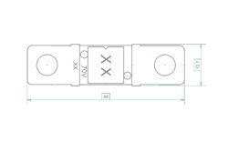 mitoxOTO fuse MTX 70V Product Drawing